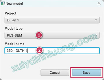 nhap du lieu vao smartpls 4