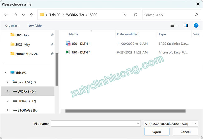 nhap du lieu vao smartpls 4
