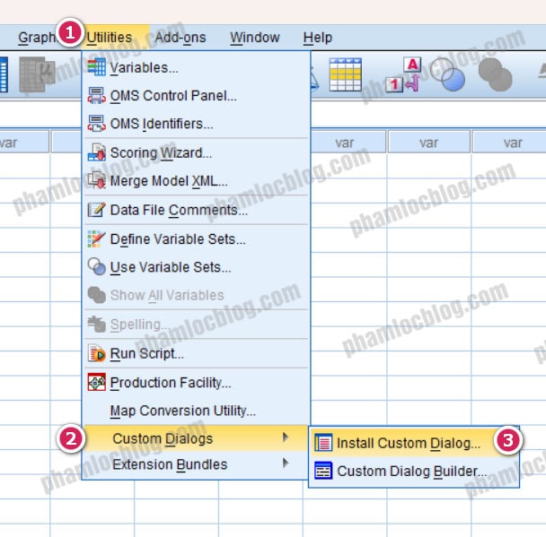 macro process trung gian spss
