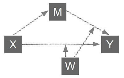 mô hình moderated mediation process