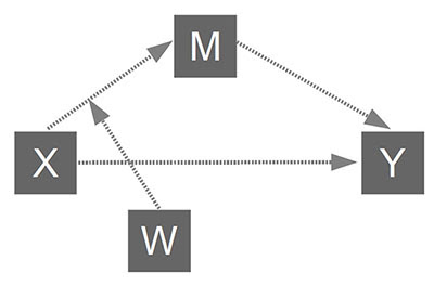 mô hình moderated mediation process